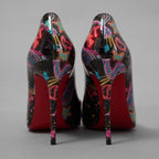 未使用 Christian Louboutin クリスチャン ルブタン / 23SS  ホット・チック Hot Chick  パテント スターライト パンプス シューズ / size 36 (23cm) BLACK レディース