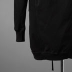 希少 BORIS BIDJAN SABERI ボリスビジャンサベリ / HYBRID ZIPPER3.1 ST  long Hooded Zip Jacket - Reversible - Seam Taped - Object Dyed / FKU10001 + FTO00002 / ロング フーディー ジャケット / size S (BLACK）