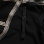 希少 BORIS BIDJAN SABERI ボリスビジャンサベリ / HYBRID ZIPPER3.1 ST  long Hooded Zip Jacket - Reversible - Seam Taped - Object Dyed / FKU10001 + FTO00002 / ロング フーディー ジャケット / size S (BLACK）