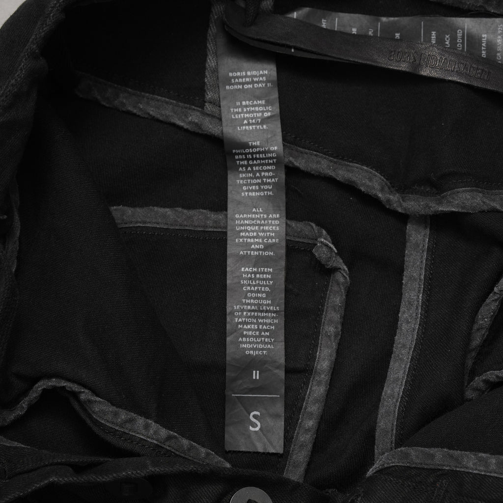 BORIS BIDJAN SABERI ボリスビジャンサベリ / 16SS P13 XTRATIGHT F1401M タイトフィット ストレッチデニム パンツ  / size  S (BLACK COLD DYED)