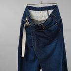 KAZUYUKI KUMAGAI ATTACHMENT カズユキクマガイ アタッチメント / 美品 19AW ラップデニム パンツ / KP93-031 / size 2 (INDIGO)