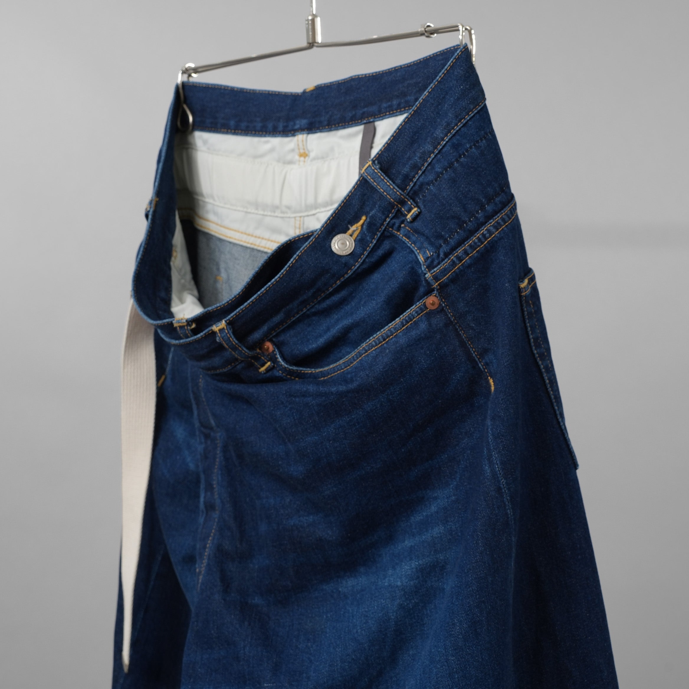 KAZUYUKI KUMAGAI ATTACHMENT カズユキクマガイ アタッチメント / 美品 19AW ラップデニム パンツ / KP93-031 / size 2 (INDIGO)