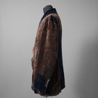 未使用 ZIGGY CHEN ジギーチェン / 25AW Velvet Stand Collar Blazer / ジャケット / 0M2530905 / size 44 (NAVY x BROWN）