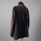 未使用 ZIGGY CHEN ジギーチェン / 25AW Velvet Stand Collar Blazer / ジャケット / 0M2530905 / size 44 (NAVY x BROWN）
