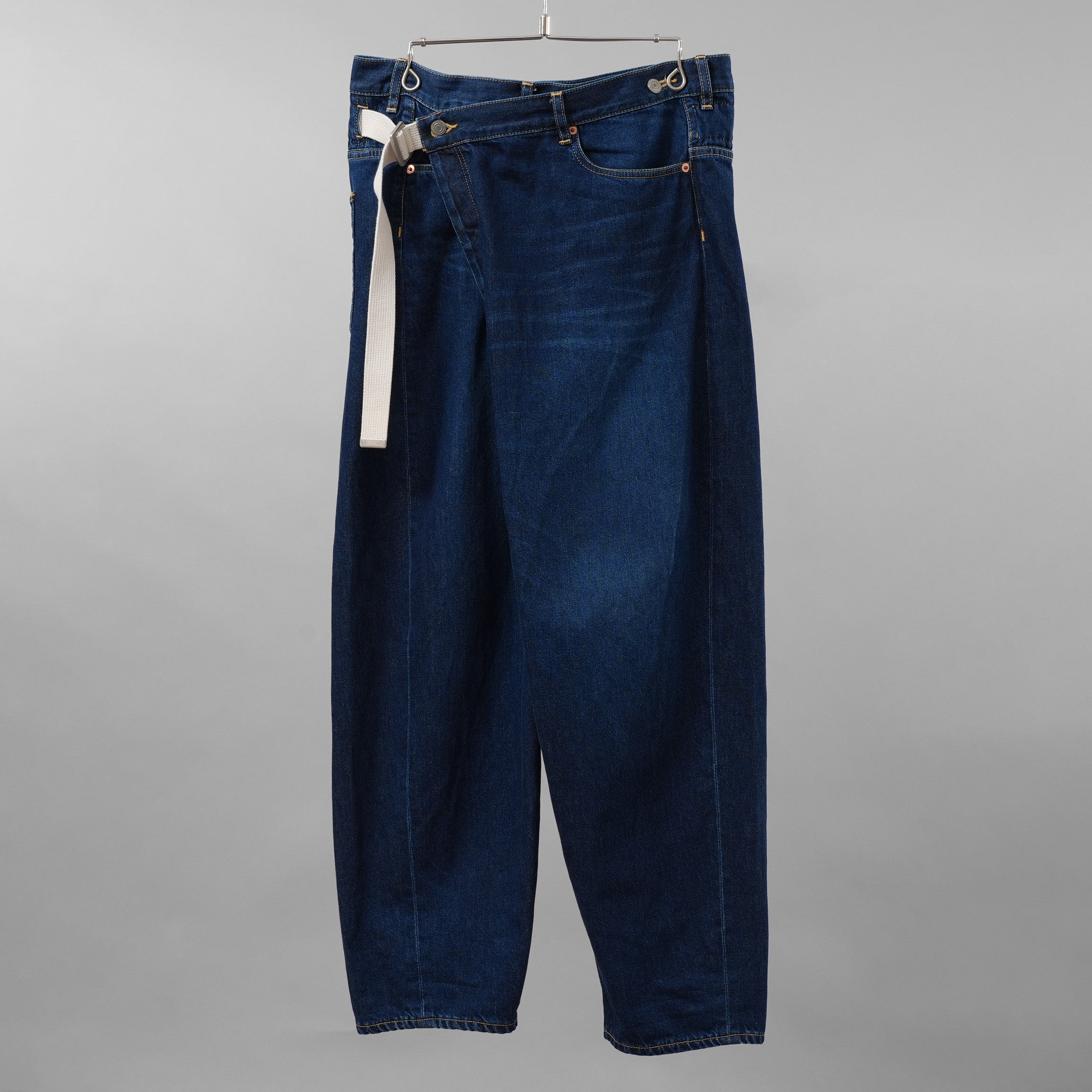 KAZUYUKI KUMAGAI ATTACHMENT カズユキクマガイ アタッチメント / 美品 19AW ラップデニム パンツ / KP93-031 / size 2 (INDIGO)