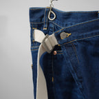 KAZUYUKI KUMAGAI ATTACHMENT カズユキクマガイ アタッチメント / 美品 19AW ラップデニム パンツ / KP93-031 / size 2 (INDIGO)