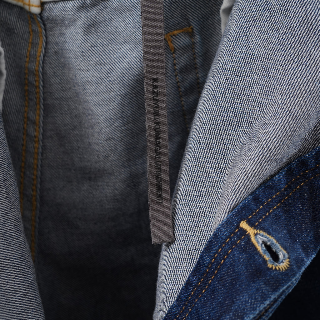 KAZUYUKI KUMAGAI ATTACHMENT カズユキクマガイ アタッチメント / 美品 19AW ラップデニム パンツ / KP93-031 / size 2 (INDIGO)