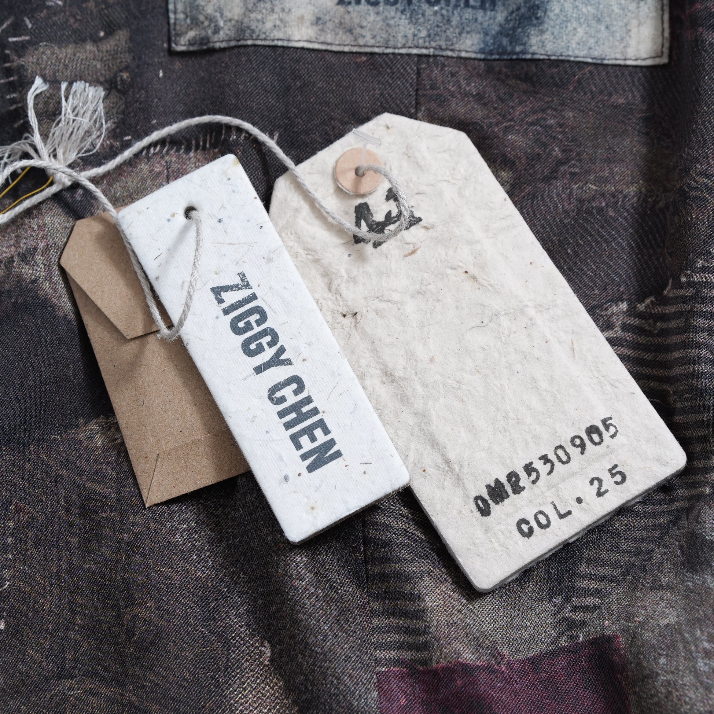 未使用 ZIGGY CHEN ジギーチェン / 25AW Velvet Stand Collar Blazer / ジャケット / 0M2530905 / size 44 (NAVY x BROWN）