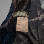 未使用 ZIGGY CHEN ジギーチェン / 25AW Velvet Stand Collar Blazer / ジャケット / 0M2530905 / size 44 (NAVY x BROWN）