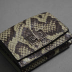 FENDI フェンディ / 美品 パイソン ピーカブー コンパクトウォレット / 三つ折り財布 / 8M0426 アクセサリー