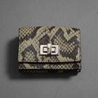 FENDI フェンディ / 美品 パイソン ピーカブー コンパクトウォレット / 三つ折り財布 / 8M0426 アクセサリー