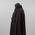 NAMACHEKO ナマチェコ / 美品 24AW MA-1 SHIRT 長袖シャツ / NW24-403-N9001-7020 / size S (GANACHE)