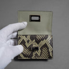 FENDI フェンディ / 美品 パイソン ピーカブー コンパクトウォレット / 三つ折り財布 / 8M0426 アクセサリー