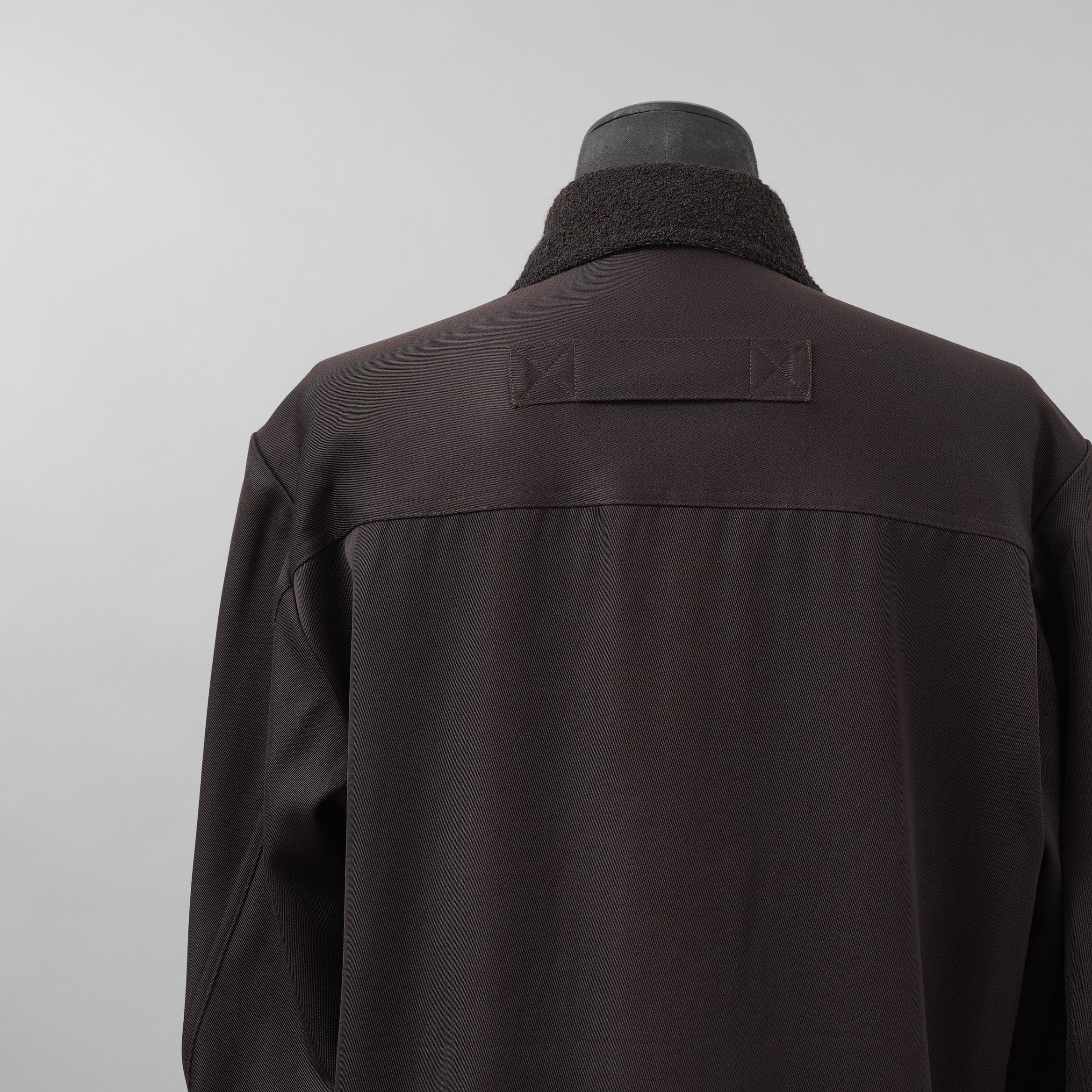 NAMACHEKO ナマチェコ / 美品 24AW MA-1 SHIRT 長袖シャツ / NW24-403-N9001-7020 / size S (GANACHE)