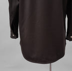NAMACHEKO ナマチェコ / 美品 24AW MA-1 SHIRT 長袖シャツ / NW24-403-N9001-7020 / size S (GANACHE)