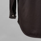 NAMACHEKO ナマチェコ / 美品 24AW MA-1 SHIRT 長袖シャツ / NW24-403-N9001-7020 / size S (GANACHE)