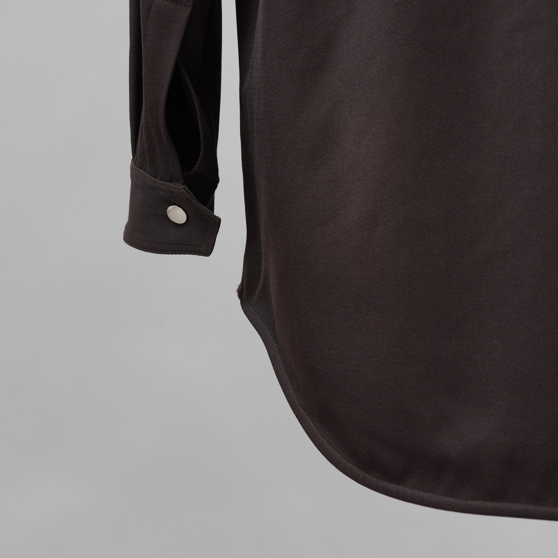 NAMACHEKO ナマチェコ / 美品 24AW MA-1 SHIRT 長袖シャツ / NW24-403-N9001-7020 / size S (GANACHE)