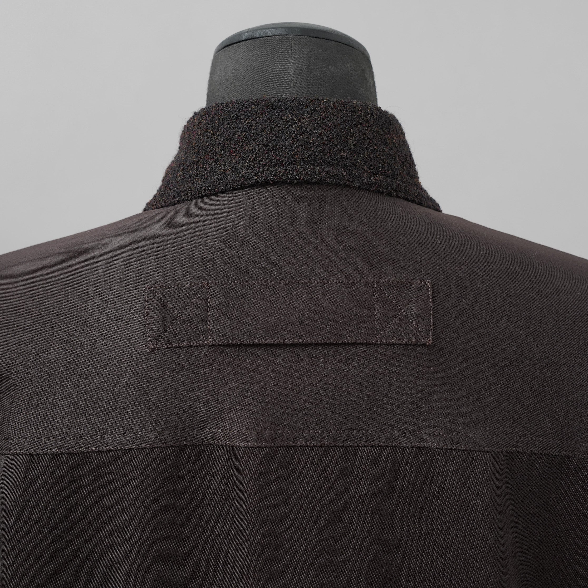 NAMACHEKO ナマチェコ / 美品 24AW MA-1 SHIRT 長袖シャツ / NW24-403-N9001-7020 / size S (GANACHE)