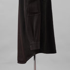 NAMACHEKO ナマチェコ / 美品 24AW MA-1 SHIRT 長袖シャツ / NW24-403-N9001-7020 / size S (GANACHE)