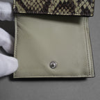 FENDI フェンディ / 美品 パイソン ピーカブー コンパクトウォレット / 三つ折り財布 / 8M0426 アクセサリー