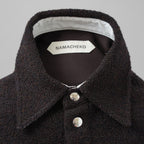 NAMACHEKO ナマチェコ / 美品 24AW MA-1 SHIRT 長袖シャツ / NW24-403-N9001-7020 / size S (GANACHE)