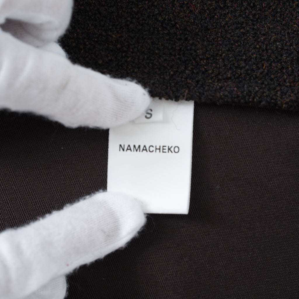 NAMACHEKO ナマチェコ / 美品 24AW MA-1 SHIRT 長袖シャツ / NW24-403-N9001-7020 / size S (GANACHE)