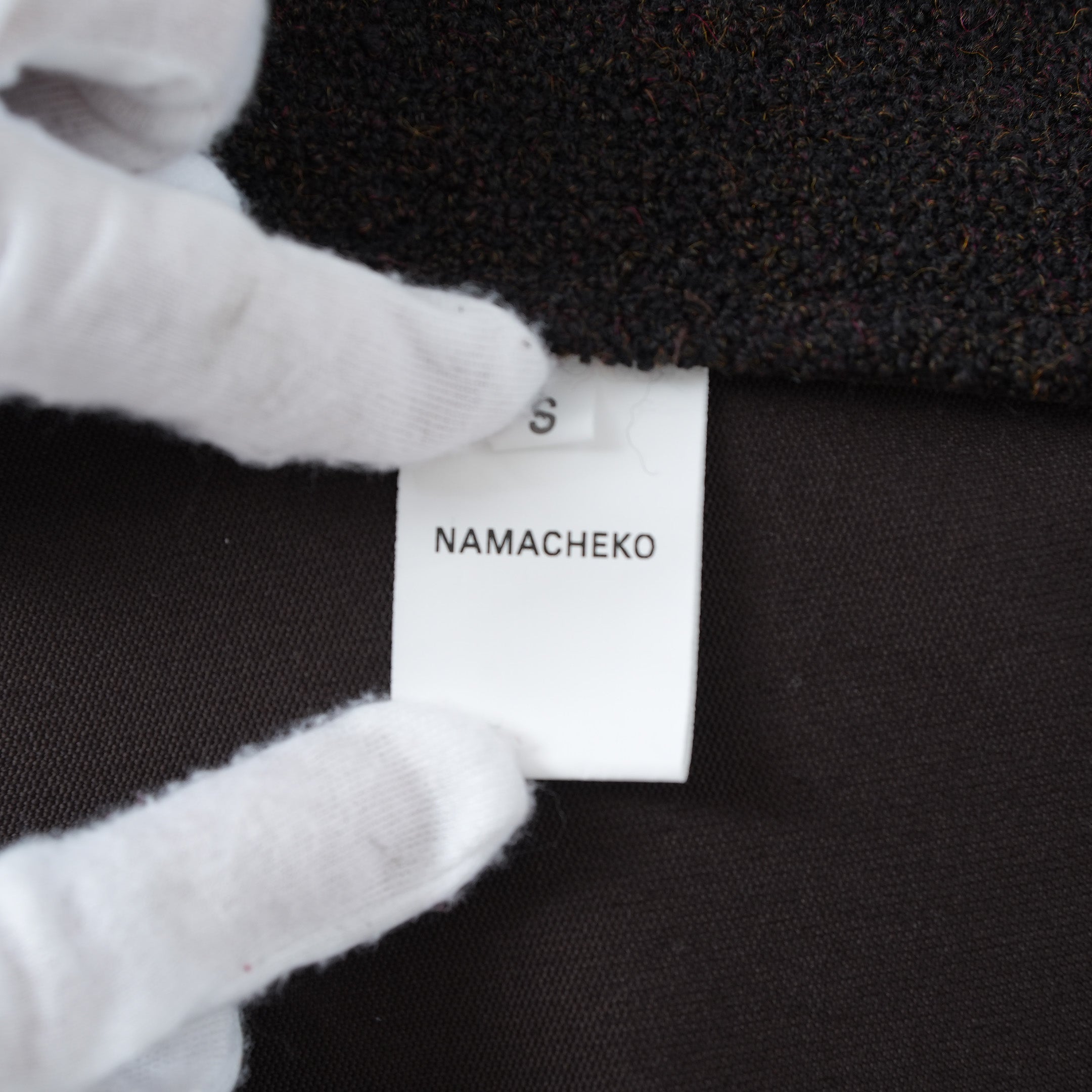 NAMACHEKO ナマチェコ / 美品 24AW MA-1 SHIRT 長袖シャツ / NW24-403-N9001-7020 / size S (GANACHE)