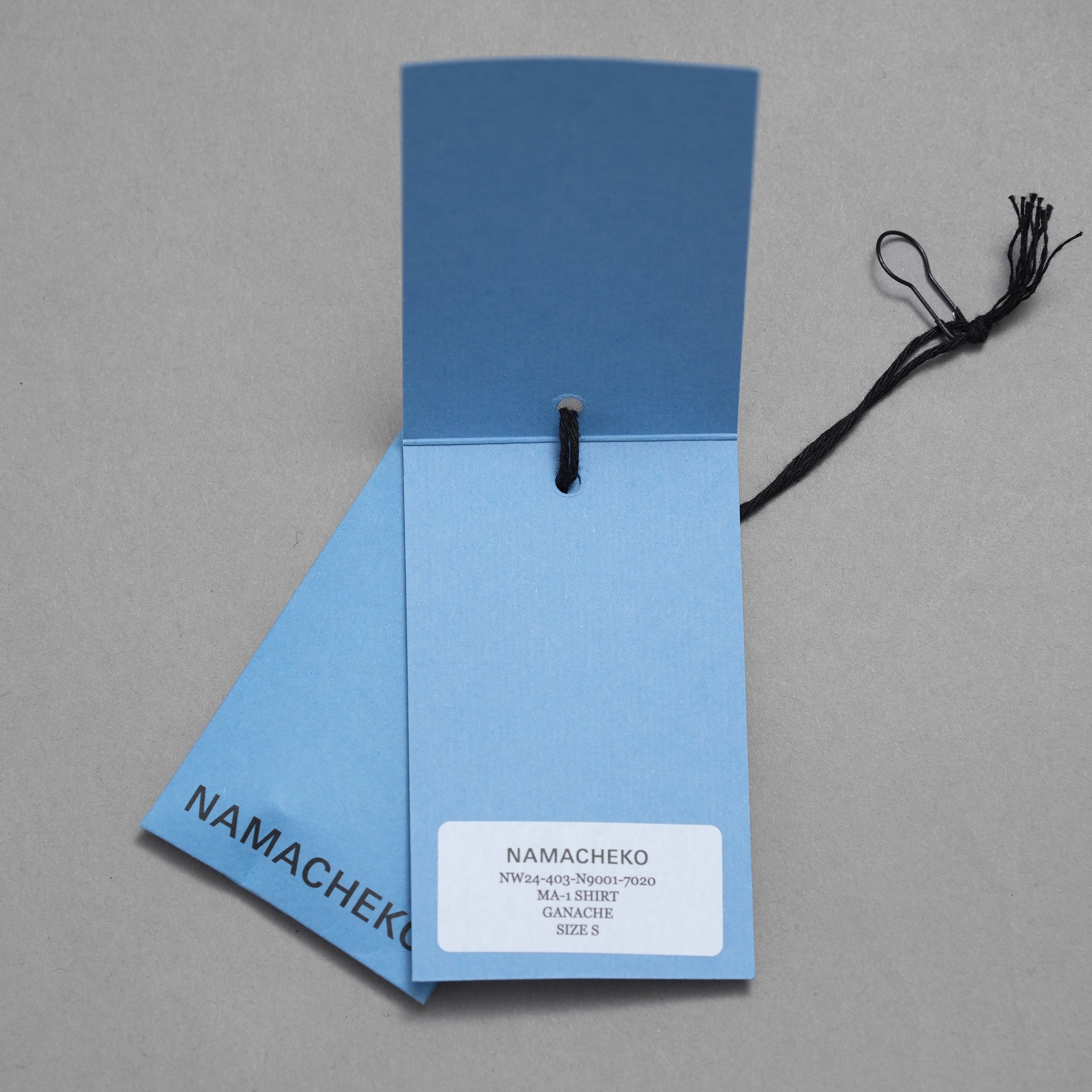 NAMACHEKO ナマチェコ / 美品 24AW MA-1 SHIRT 長袖シャツ / NW24-403-N9001-7020 / size S (GANACHE)