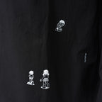 LAD MUSICIAN ×ドラえもん コラボ / 美品 DORAEMON LAD MUSICIAN BIG SHIRT 長袖シャツ / 2325-102 / size 44 (BLACK)