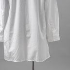 Yohji Yamamoto POUR HOMME ヨウジヤマモト プールオム / 美品 23SS コットンブロード ドレスシャツ / 長袖シャツ / HZ-B64-012 / size 2 (WHITE)