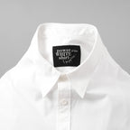 Yohji Yamamoto POUR HOMME ヨウジヤマモト プールオム / 美品 23SS コットンブロード ドレスシャツ / 長袖シャツ / HZ-B64-012 / size 2 (WHITE)