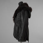 超希少 新品 incarnation インカネーション / 24AW HEAVY WEIGHT BABY CALF LEAHER LAPELLESS JACKET LINED JJK-1 WITH SHEARLING COLLAR ヘヴィーベビーカーフ レザー ジャケット /
