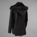 超希少 新品 incarnation インカネーション / 24AW HEAVY WEIGHT BABY CALF LEAHER LAPELLESS JACKET LINED JJK-1 WITH SHEARLING COLLAR ヘヴィーベビーカーフ レザー ジャケット /