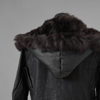 超希少 新品 incarnation インカネーション / 24AW HEAVY WEIGHT BABY CALF LEAHER LAPELLESS JACKET LINED JJK-1 WITH SHEARLING COLLAR ヘヴィーベビーカーフ レザー ジャケット /