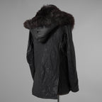 超希少 新品 incarnation インカネーション / 24AW HEAVY WEIGHT BABY CALF LEAHER LAPELLESS JACKET LINED JJK-1 WITH SHEARLING COLLAR ヘヴィーベビーカーフ レザー ジャケット /