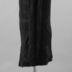 Leon Emanuel Blanck レオン エマニュエル ブランク / 美品 Forced Perspective Ninja Hoodie コーティング ロング パーカー / FP-M-HO-Z-01 / size 46 (BLACK)