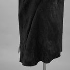 Leon Emanuel Blanck レオン エマニュエル ブランク / 美品 Forced Perspective Ninja Hoodie コーティング ロング パーカー / FP-M-HO-Z-01 / size 46 (BLACK)