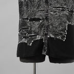 DIESEL ディーゼル / 美品 25SS K-Callisto Vest ダメージ加工 ニット ベスト / size M  (BLACK)