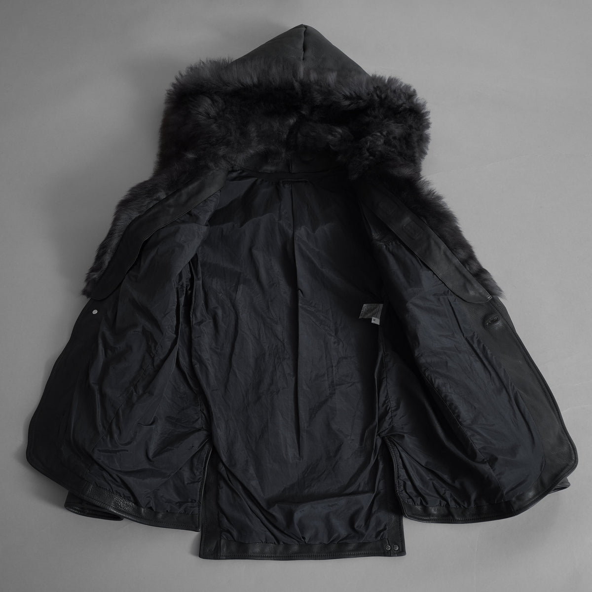 超希少 新品 incarnation インカネーション / 24AW HEAVY WEIGHT BABY CALF LEAHER LAPELLESS JACKET LINED JJK-1 WITH SHEARLING COLLAR ヘヴィーベビーカーフ レザー ジャケット /