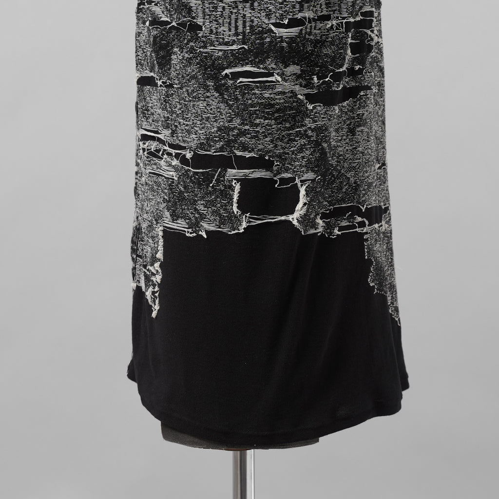 DIESEL ディーゼル / 美品 25SS K-Callisto Vest ダメージ加工 ニット ベスト / size M  (BLACK)