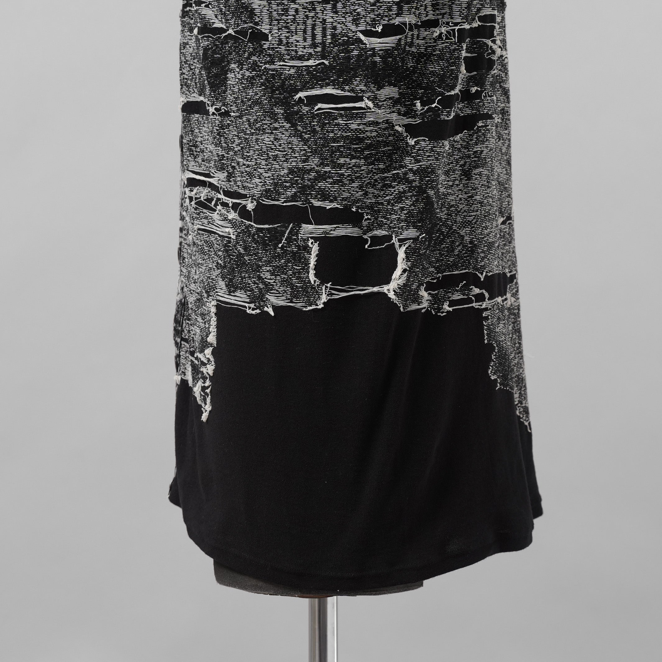 DIESEL ディーゼル / 美品 25SS K-Callisto Vest ダメージ加工 ニット ベスト / size M  (BLACK)