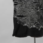 DIESEL ディーゼル / 美品 25SS K-Callisto Vest ダメージ加工 ニット ベスト / size M  (BLACK)