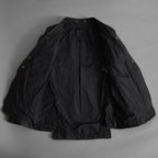 超希少 新品 incarnation インカネーション / 24AW HEAVY WEIGHT BABY CALF LEAHER LAPELLESS JACKET LINED JJK-1 WITH SHEARLING COLLAR ヘヴィーベビーカーフ レザー ジャケット /