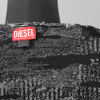 DIESEL ディーゼル / 美品 25SS K-Callisto Vest ダメージ加工 ニット ベスト / size M  (BLACK)