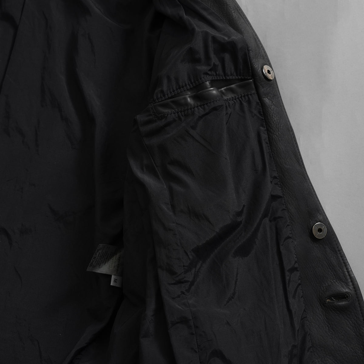 超希少 新品 incarnation インカネーション / 24AW HEAVY WEIGHT BABY CALF LEAHER LAPELLESS JACKET LINED JJK-1 WITH SHEARLING COLLAR ヘヴィーベビーカーフ レザー ジャケット /