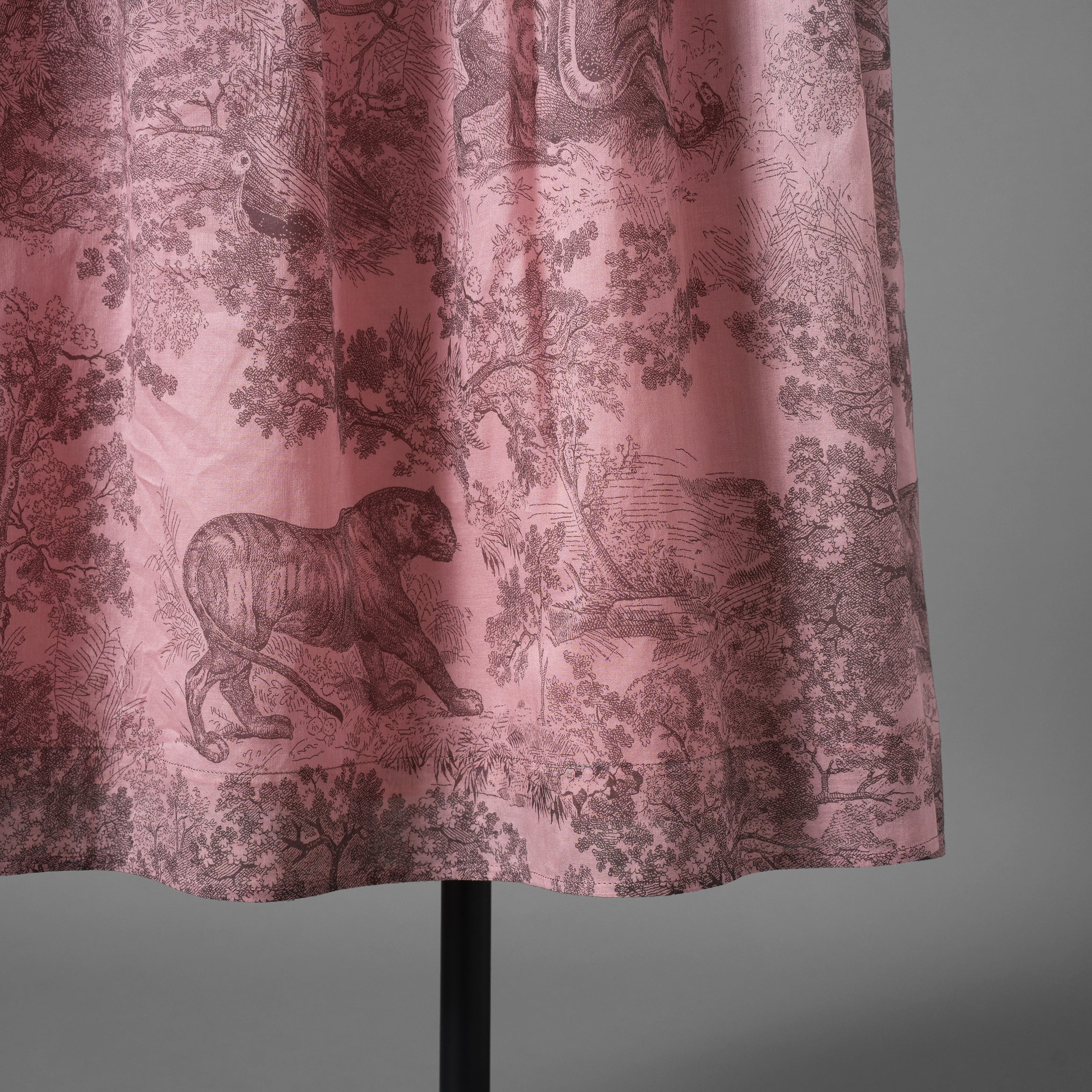 Christian Dior クリスチャンディオール / 23SS 美品 ディオリビエラ 京都 限定 トワルドジュイ フレアスカート / ミディスカート / 341J90A3877 / size 38 (PINK) レディース