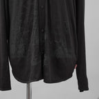 DIESEL ディーゼル / 美品 23AW S-FREDRIC-PLAIN 長袖シャツ / A181730SPAC / size 48 (BLACK)