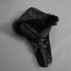 超希少 新品 incarnation インカネーション / 24AW HEAVY WEIGHT BABY CALF LEAHER LAPELLESS JACKET LINED JJK-1 WITH SHEARLING COLLAR ヘヴィーベビーカーフ レザー ジャケット /