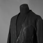 超希少 新品 incarnation インカネーション / 24AW HEAVY WEIGHT BABY CALF LEAHER LAPELLESS JACKET LINED JJK-1 WITH SHEARLING COLLAR ヘヴィーベビーカーフ レザー ジャケット /