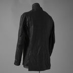 超希少 新品 incarnation インカネーション / 24AW HEAVY WEIGHT BABY CALF LEAHER LAPELLESS JACKET LINED JJK-1 WITH SHEARLING COLLAR ヘヴィーベビーカーフ レザー ジャケット /
